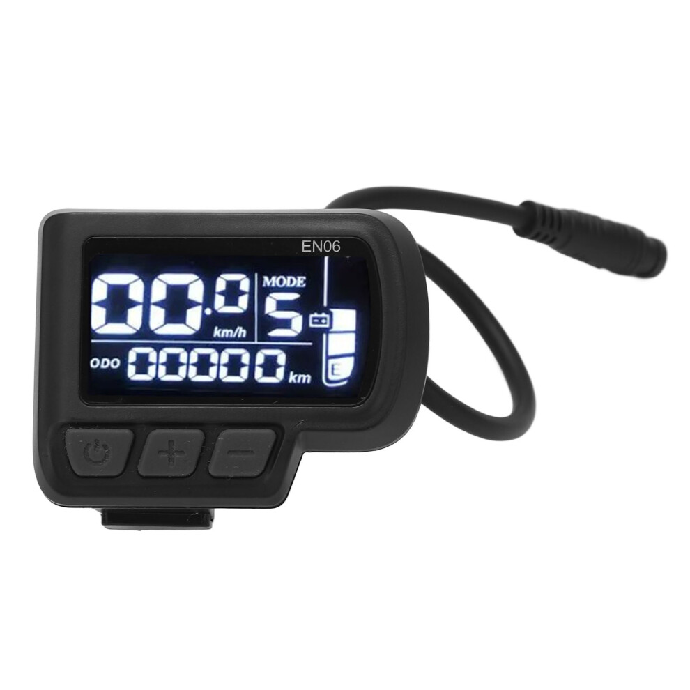 Lcd Display Meter 24V-60V Waterproof Speedmeter For Electric Bike En06 Light 7641368911169