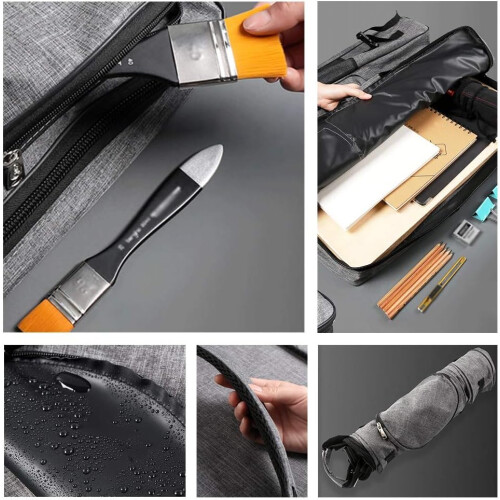 Artist's drawing board, shoulder bag, art panel, backpack for artists, painters, artworks 2
