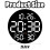 Modern Electric Wall Clock with Large LED Display, Digital Wall Clock with Adjustable Brightness and Temperature Display, Low-Reflectivity Silent Non- 5
