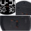 Modern Electric Wall Clock with Large LED Display, Digital Wall Clock with Adjustable Brightness and Temperature Display, Low-Reflectivity Silent Non- 4