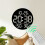 Modern Electric Wall Clock with Large LED Display, Digital Wall Clock with Adjustable Brightness and Temperature Display, Low-Reflectivity Silent Non- 3