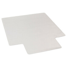 Clear Chair Mat for Hardwood Floor, Easy Glide Anti Slip Surface with Smooth Beveled Edge, Durable Plastic Mat for Office Home Workstation, Ergonomic