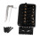6 String Headless Electric Guitar Bridge Tailpiece Fixed Steel Roller Saddle 3