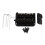 6 String Headless Electric Guitar Bridge Tailpiece Fixed Steel Roller Saddle 12