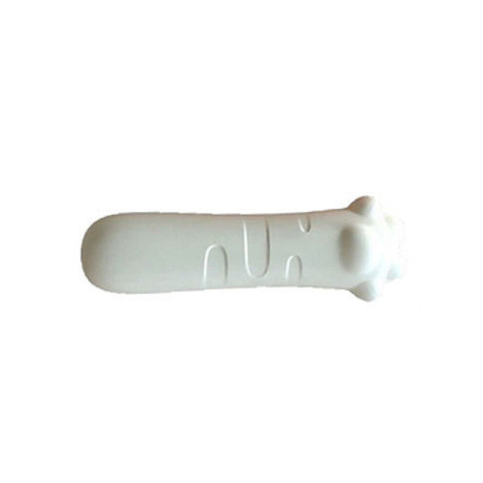 Silicone Door Handle Cover Anti-Collision Noise-Reducing Beige White 3491373072720