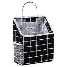 Hanging Organizer with Foldable Design for Dormitory Bathroom Bedroom Kitchen, Waterproof Cotton Linen Fabric