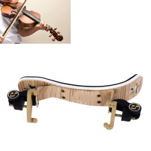 Verstellbarer, klappbarer Geigen-Schulterstütze 1/2 Holzmaserung Ergonomischer Halt