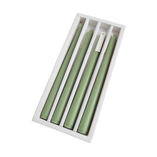 Decorative Solid-Through Color Taper Candles, Smokeless Candle Stick for Enhancing Any Event (4 Pieces)