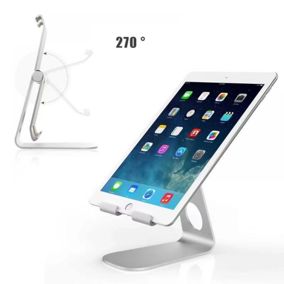 Aluminum Phone Stand With Adjustable Viewing Angle, Enhanced Ergonomics Tilt And Swivel Design For Universal Smartphones, Stable Base Metal Desktop 9128293472470