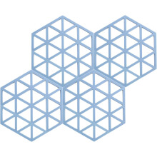 Hittebestendige onderzetters voor aanrecht, flexibele siliconen onderzetters, moderne design pannenlappen, antislip siliconen, beschermende siliconen