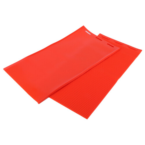 Beekeeping Essential: Red 5.4mm Beeswax Sheet Mold 2Pcs Set