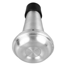 Mini Aluminum Trumpet Practice Mute with Rubber Edge Guard