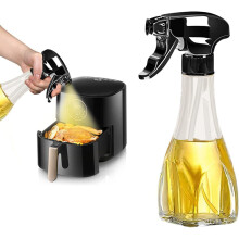 Küchenhelfer für eine gesunde Ernährung, vielseitiger Ölzerstäuber mit Portionskontrolle und ergonomischem, rutschfestem Griff (240 ml)