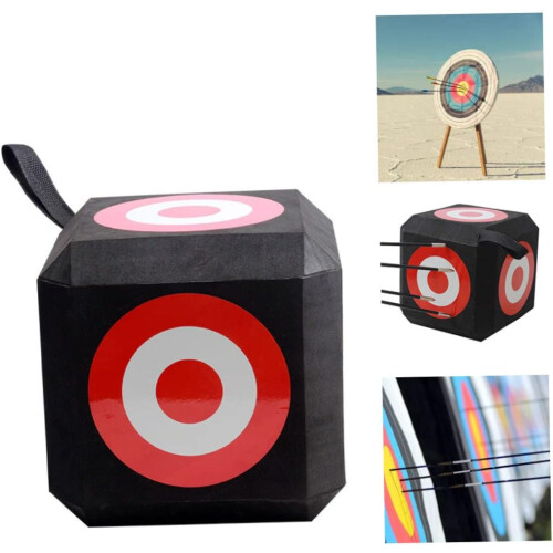 Archery Target Cube EVA Foam, SixSided Target Dice, Square Training Target for Archery Practice Accessories 2