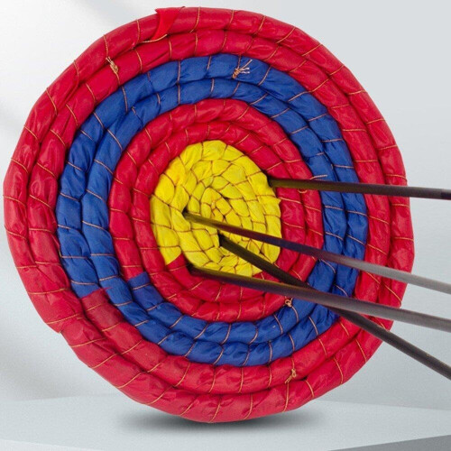 Archery Target Backyard Straw Archery Target Handmade Bow Arrow Target Recurve Bow And Compound Bow Compatible 2