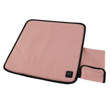 USB beheizter Sitzkissen 42,5x42,5 cm Pink, verstellbar, leicht