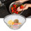 Stainless Steel Mesh Colander For Rinsing Rice Space Saving 3
