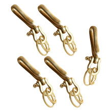 Porte-clés en laiton robuste,-Boucle en fer à cheval plu
