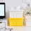 Support de boîte à mouchoirs de bureau délicat, décors-Blanc 5
