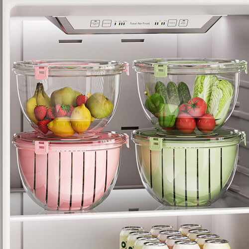 Panier trancheur de pastèque polyvalent, passoire en-Gris 1 1