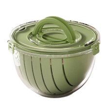 Multipurpose Watermelon Slicer Basket Durable Plastic-Green 2