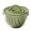 Multipurpose Watermelon Slicer Basket Durable Plastic-Green 2 1