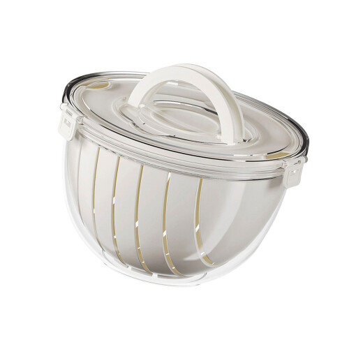 Outil de cuisine polyvalent, panier coupe-pastèque en-Blanc 2