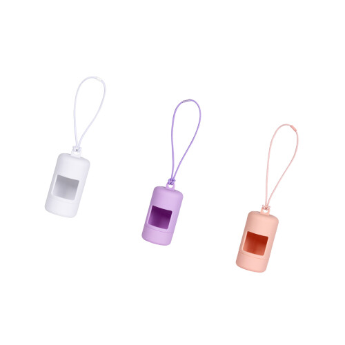 Ensemble de 3 distributeurs de sacs à-Poudre violette blanche