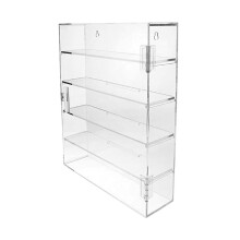 Grote, heldere, stofdichte vitrinebox voor verzamelspeelgoed en