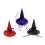 Witch Hat Plushie Velvety Pointed Hat With Artistic-Black 4