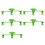 Multipurpose Low Stress Training Clips For Plant Bending And 1
