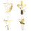 Waterproof Cake Decoration Crossed Doves Cake Insert-Style D 3