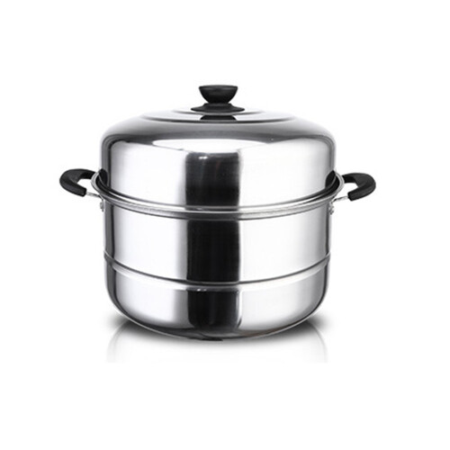 Marmite à vapeur multicouche avec poignée-26cm Double couche