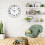 Wall Clock, Precise Quartz Sweep Movement Wall Clock with Noise Free Functionality, Modern Silent Wall Clock Featuring Easy to Read Dial and Front Gla 5