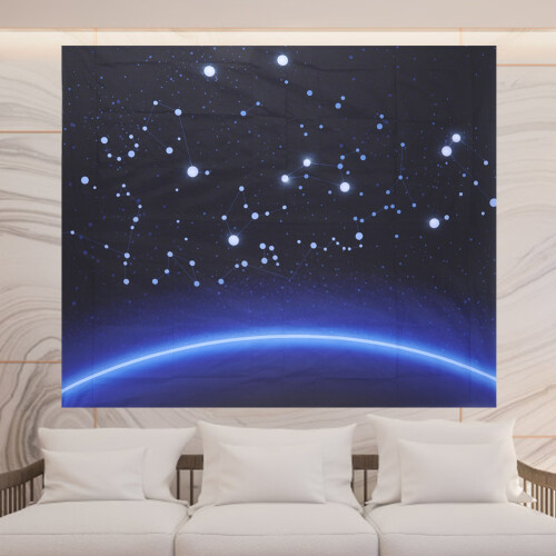 Πιάτο τοίχου Constellation για διακόσμηση σπιτιού, χαριτωμένα σχέδια νυχτερινού 2