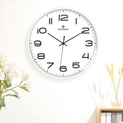 Wall Clock, Precise Quartz Sweep Movement Wall Clock with Noise Free Functionality, Modern Silent Wall Clock Featuring Easy to Read Dial and Front Gla 2