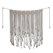 Large Cotton Macrame Wall Art Durable Boho Style Woven Hanging For Modern Home Decoration Macrame Wedding Backdrop With Unique Knotting Design