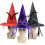 Witch Hat Plushie Velvety Pointed Hat With Artistic-Black 3