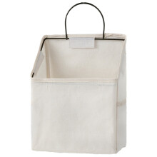 Hanging Organizer with Foldable Design for Dormitory Bathroom Bedroom Kitchen, Waterproof Cotton Linen Fabric