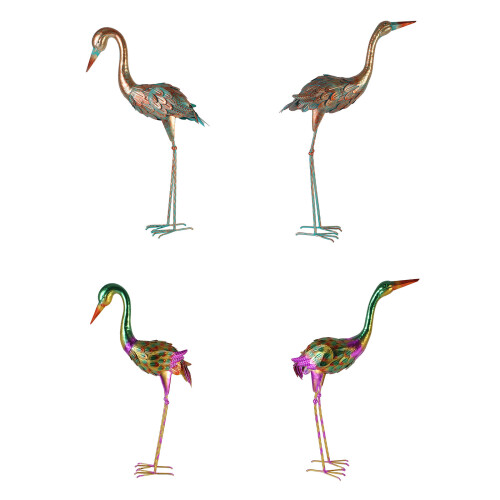 Statue de Figurine d'oiseau en fer,-Couleur style réduit 1