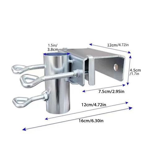 Support de parasol réglable pour patios et cours 1