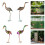 Statue de Figurine d'oiseau en fer,-Couleur style réduit 3