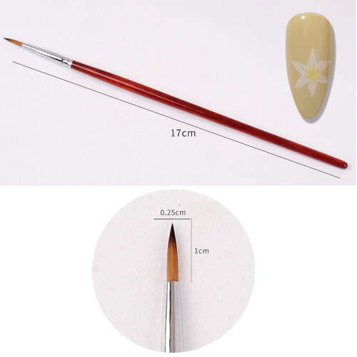 Nail Art Revolution, Σετ 12 Ακρυλικών Πινέλων Νυχιών, Επαγγελματικά Εργαλεία για Ασύγκριτη 1