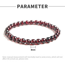 Armband met edelstenen zonder metaal, een goede keuze voor elk huidtype dankzij het natuurlijk elastische ontwerp. De helende energie van