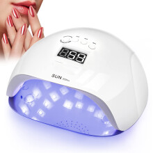 Manicure Curing Lamp with Time Set and Detachable Magnetic Reflective Panel for Toenail Gel Art, UV LED Nail Lamp for Fast, Safe, and Complete Nail