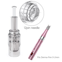 Cartuchos de maquiagem permanente para micropigmentação, contorno labial, detalhes, delineador e sobrancelhas. Cartuchos transparentes para
