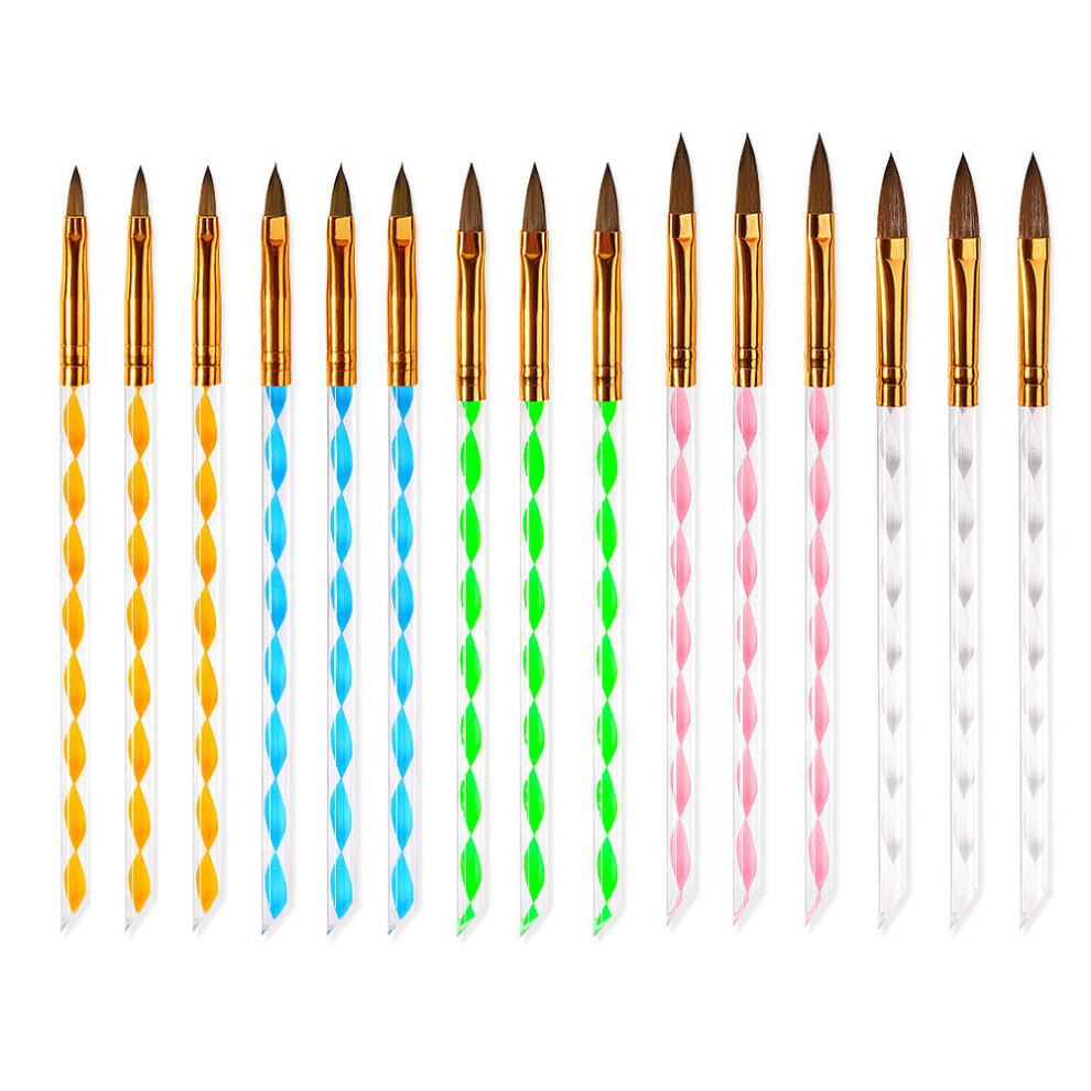 Creative Nail Art Tools, Nail Art Brushes Set With Artificial Nail-Fashioning Precision, Kolinsky Hair For Professional Sculpting And Artistic Nail
