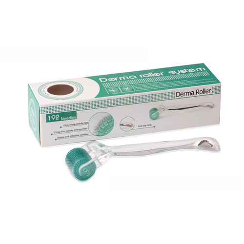 Roller de microagulhas com design ergonômico, roller dérmico para promover luminosidade e melhor absorção, ideal para presentear.