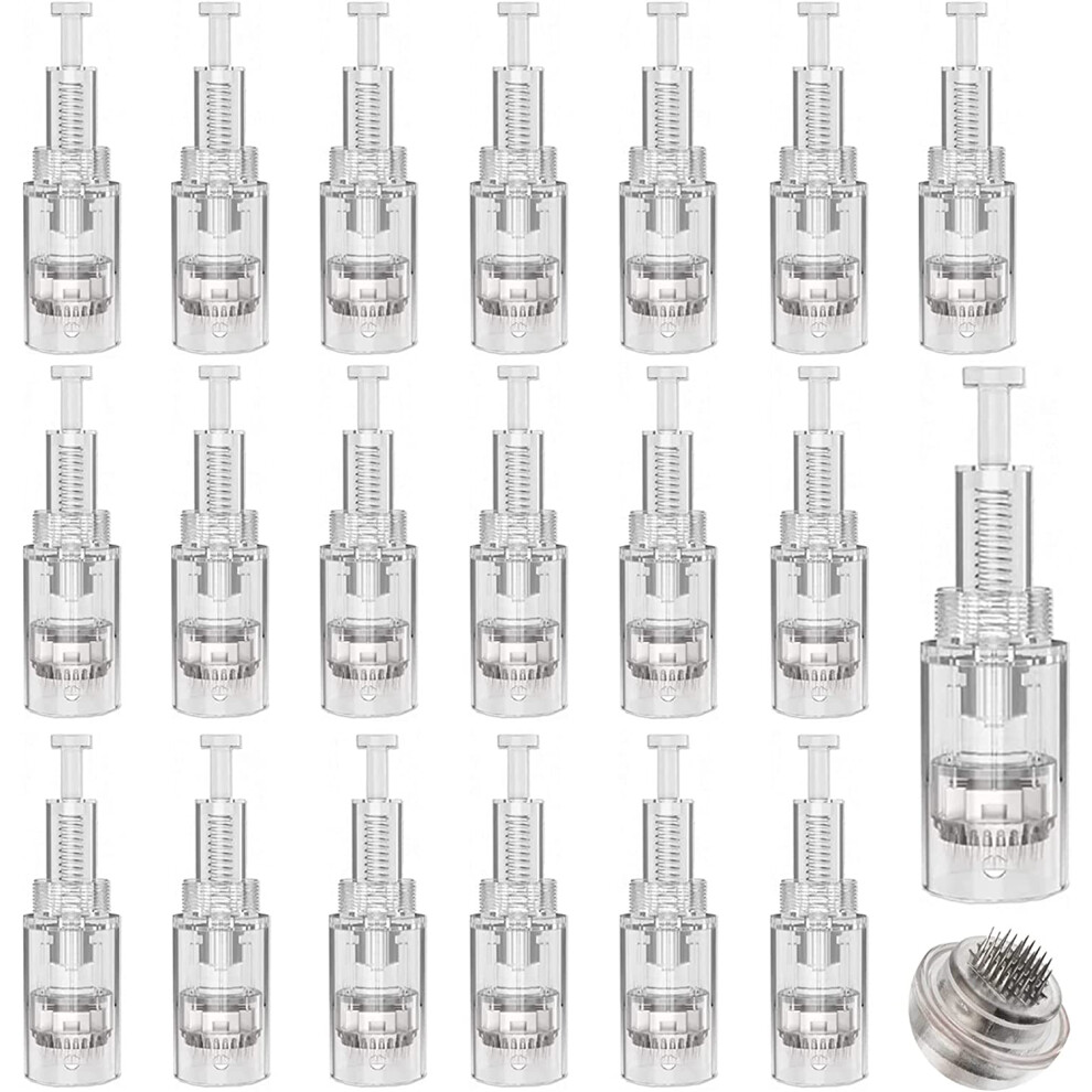 Microneedling For Facial And Body Care, Disposable Single-Use Cartridges, EO Gas Sterilized, Razor-Sharp Needles, Easy To Install, Non-Invasive Skin