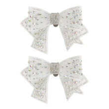 DIY-Handgefertigte Schleifen-Strass-Schuhdekoration, Glitzernde Haarspangen, Funkelnde Strass-Haaraccessoires für vielseitige Verpackungsdekoration